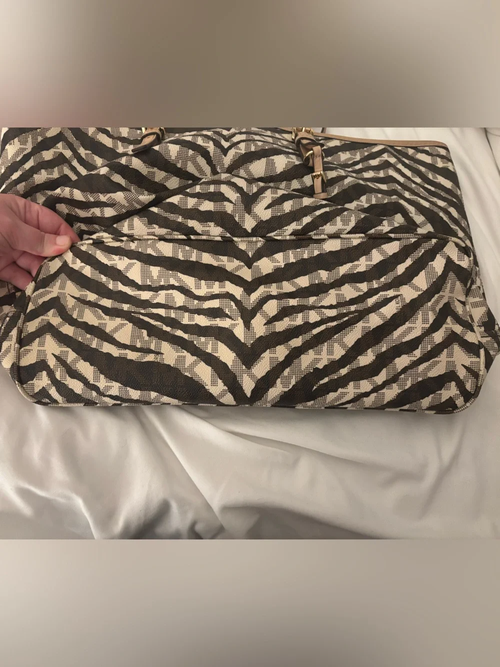 Michael Kors Zebra-Print Tote Bag